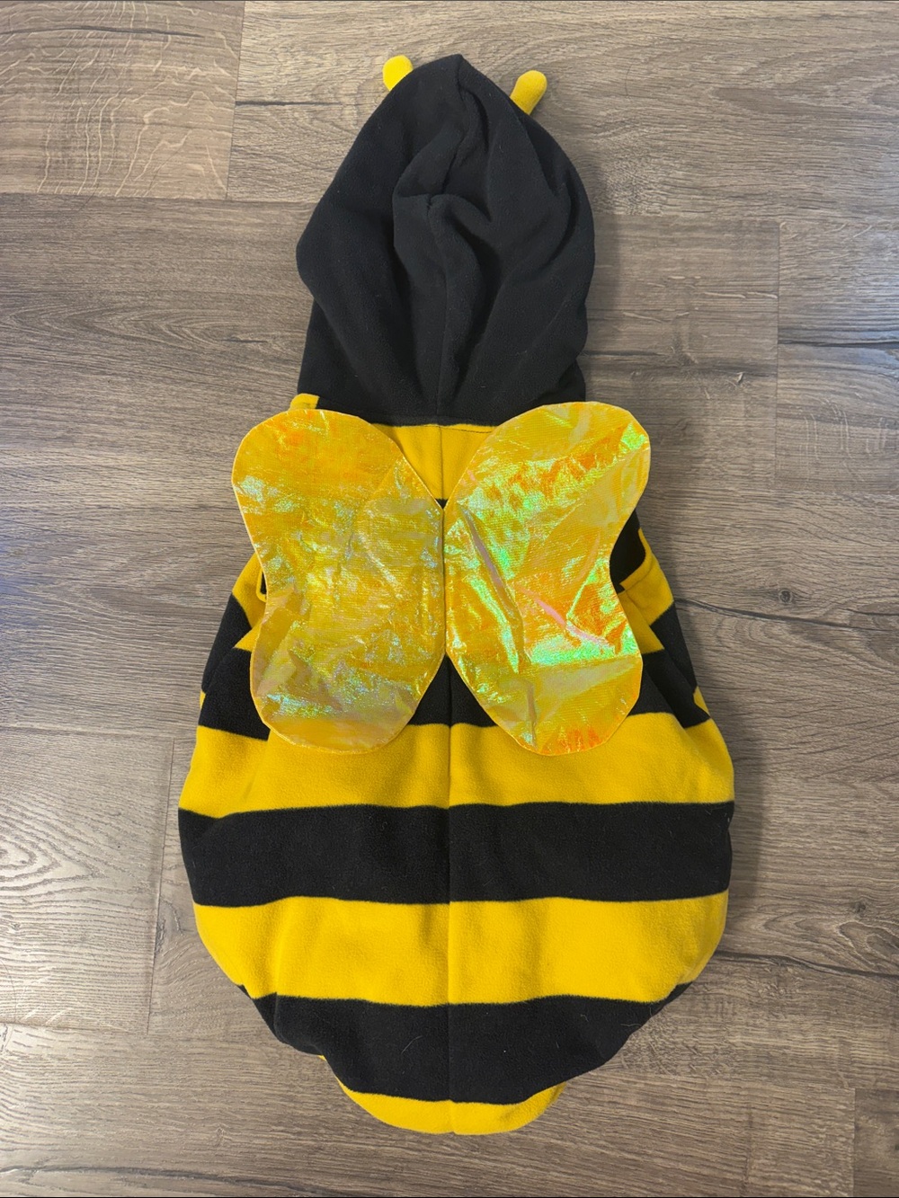 Carter's Black and Yellow Bee Hoodie with Shiny Wings